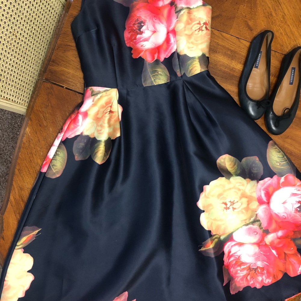 💐floral dress:party, wedding, church by MOON ll Chi Chi London sz 6 graduation